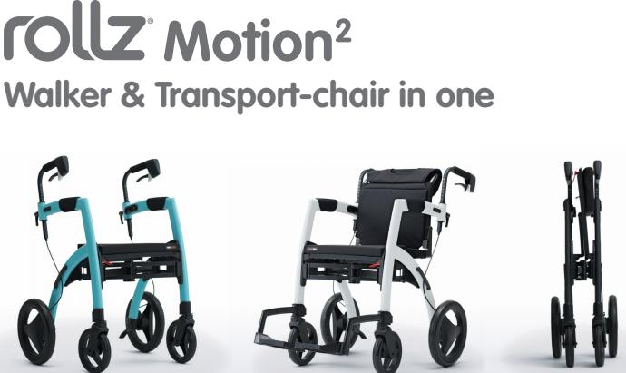 Rollz rollator transport chair